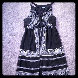 Long maternity dress